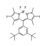 10-(3,5-Di-tert-butylphenyl)-5,5-difluoro-2,8-diiodo-1,3,7,9-tetramethyl-5H-dipyrrolo[1,2-c:2’,1’-f][1,3,2]diazaborinin-4-ium-5-uide