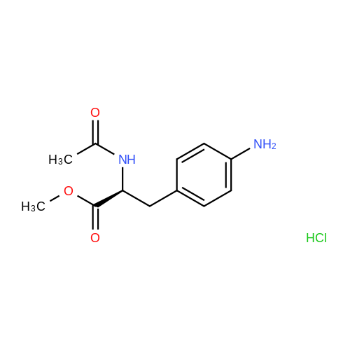 (S)-AC-2-amino-3-(4-aminophenyl)propionic acid methyl ester HCl