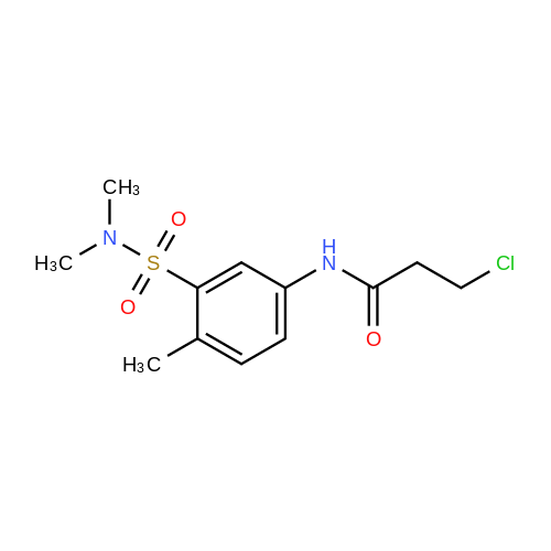 3-Chloro-N-[3-(dimethylsulfamoyl)-4-methylphenyl]propanamide