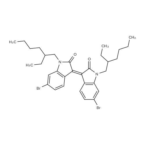 6,6'-Dibromo-1,1'-bis(2-ethylhexyl)-[3,3'-biindolinylidene]-2,2'-dione