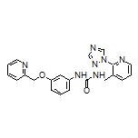 1-[[2-(1H-1,2,4-Triazol-1-yl)pyridin-3-yl]methyl]-3-[3-(pyridin-2-ylmethoxy)phenyl]urea