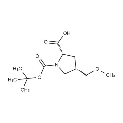 (2S,4S)-1-(tert-Butoxycarbonyl)-4-(methoxymethyl)pyrrolidine-2-carboxylic acid
