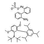 Methanesulfonato[2-(di-t-butylphosphino)-3,6-dimethoxy-2’,4’,6’-tri-i-propyl-1,1’-biphenyl](2’-amino-1,1’-biphenyl-2-yl)palladium(II)