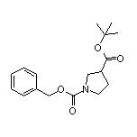 tert-Butyl 1-Cbz-pyrrolidine-3-carboxylate