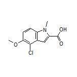4-Chloro-5-methoxy-1-methylindole-2-carboxylic Acid