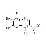 7-Bromo-4,6-dichloro-8-fluoro-3-nitroquinoline