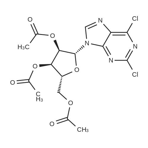 (2R,3R,4R,5R)-2-(Acetoxymethyl)-5-(2,6-dichloro-9H-purin-9-yl)tetrahydrofuran-3,4-diyl diacetate