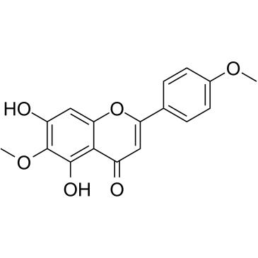 5,7-Dihydroxy-6-methoxy-2-(4-methoxyphenyl)-4H-chromen-4-one