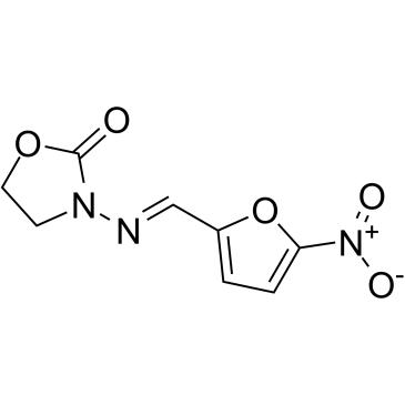 3-(((5-Nitrofuran-2-yl)methylene)amino)oxazolidin-2-one