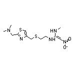 N-(2-(((2-((Dimethylamino)methyl)thiazol-4-yl)methyl)thio)ethyl)-N-methyl-2-nitroethene-1,1-diamine