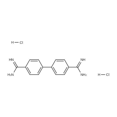 [1,1'-biphenyl]-4,4'-bis(carboximidamide) dihydrochloride