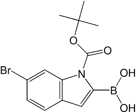1-BOC-6-Bromo-indole-2-boronic acid