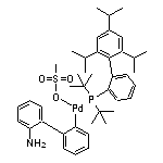 Methanesulfonato(2-di-t-butylphosphino-2’,4’,6’-tri-i-propyl-1,1’-biphenyl)(2’-amino-1,1’-biphenyl-2-yl)palladium(II)