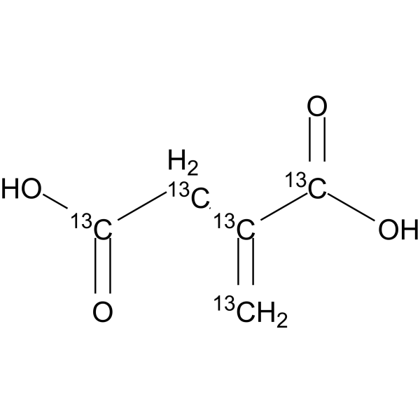 Itaconic acid-
       
        13
       
       C
       
        5