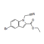 Ethyl 5-Bromo-1-(cyanomethyl)indole-2-carboxylate
