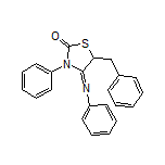 5-Benzyl-3-phenyl-4-(phenylimino)thiazolidin-2-one