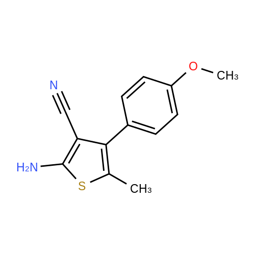 2-Amino-4-(4-methoxyphenyl)-5-methylthiophene-3-carbonitrile
