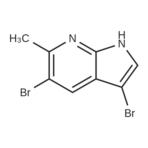 3,5-Dibromo-6-methyl-1H-pyrrolo[2,3-b]pyridine