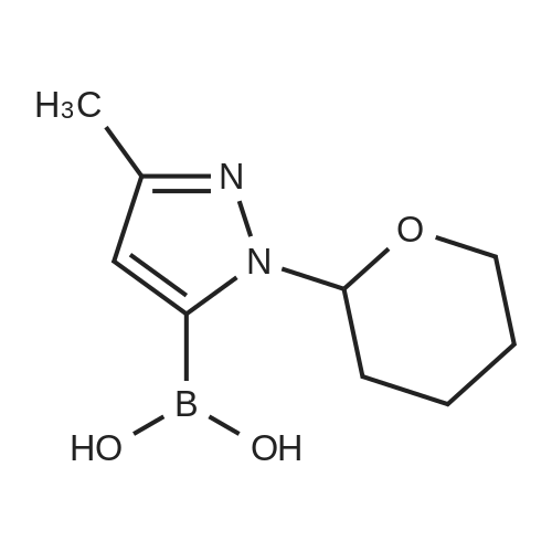 [3-Methyl-1-(oxan-2-yl)-1H-pyrazol-5-yl]boronic acid