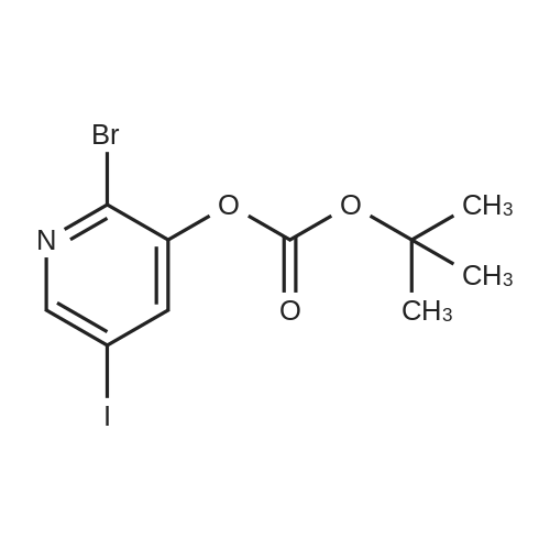 2-Bromo-5-iodopyridin-3-yl tert-butyl carbonate