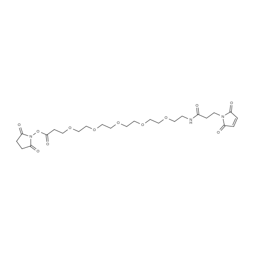 Mal-amido-PEG5-C2-NHS ester