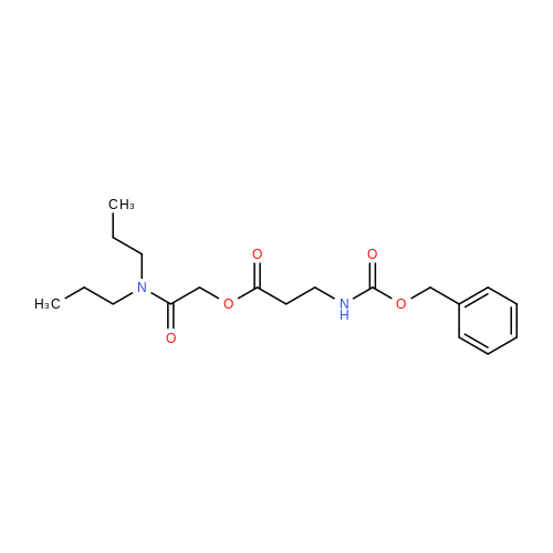 2-(Dipropylamino)-2-oxoethyl 3-(((benzyloxy)carbonyl)amino)propanoate