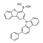 2-(2-Phenyl-9-carbazolyl)dibenzothiophene-4-boronic Acid