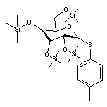 N/A (2S,3R,4R,5S)-2-(p-Tolylthio)-3,4,5-tri(trimethylsilyloxy)-6-[(trimethylsilyloxy)methyl]tetrahydropyran