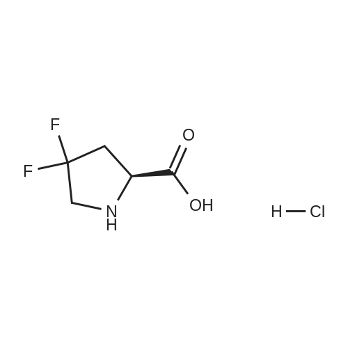 (S)-4,4-Difluoropyrrolidine-2-carboxylic acid hydrochloride