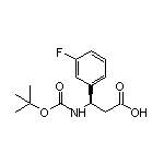 (R)-3-(Boc-amino)-3-(3-fluorophenyl)propionic Acid