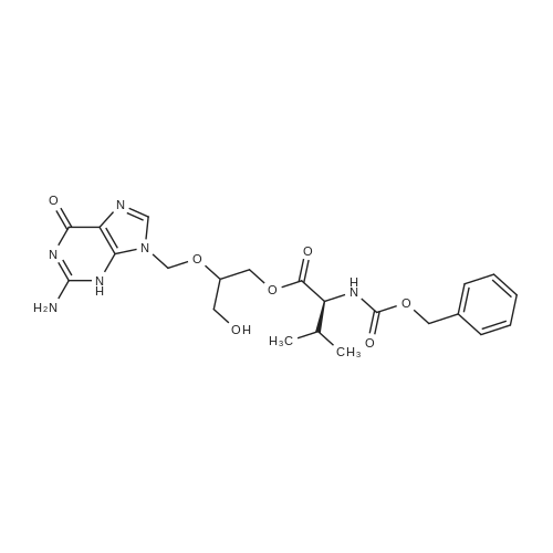 N-Carbobenzyloxy-L-valinyl-ganciclovir