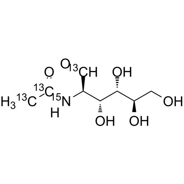 N-Acetyl-D-glucosamine-
       
        13
       
       C
       
        3
       
       ,
       
        15
       
       N