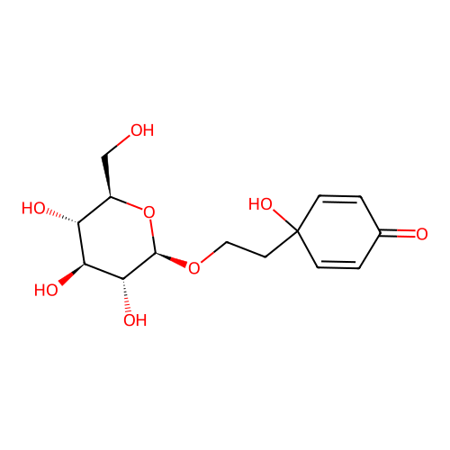 4-[2-（β-D-Glucopyranosyloxy）ethyl]-4-hydroxy-2,5-cyclohexadien-1-one