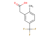 2-[2-methyl-5-(trifluoromethyl)phenyl]acetic acid