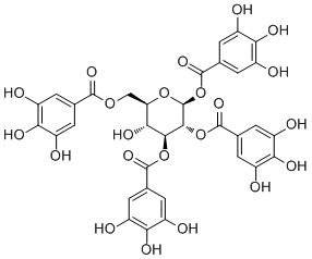 1,2,3,6-Tetra-O-galloyl-β-D-glucose