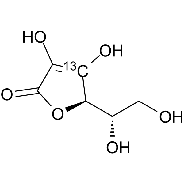 L-Ascorbic acid-
       
        13
       
       C-2