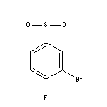 2-Bromo-1-fluoro-4-(methylsulfonyl)benzene