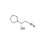 (S)-3-Cyclopentyl-3-hydroxypropanenitrile