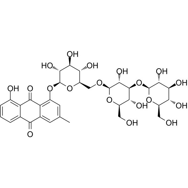 Chrysophanol triglucoside