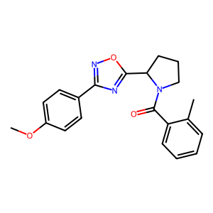 3-(4-methoxyphenyl)-5-[1-(2-methylbenzoyl)pyrrolidin-2-yl]-1,2,4-oxadiazole