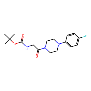 1-{[(tert-butoxycarbonyl)amino]acetyl}-4-(4-fluorophenyl)piperazine