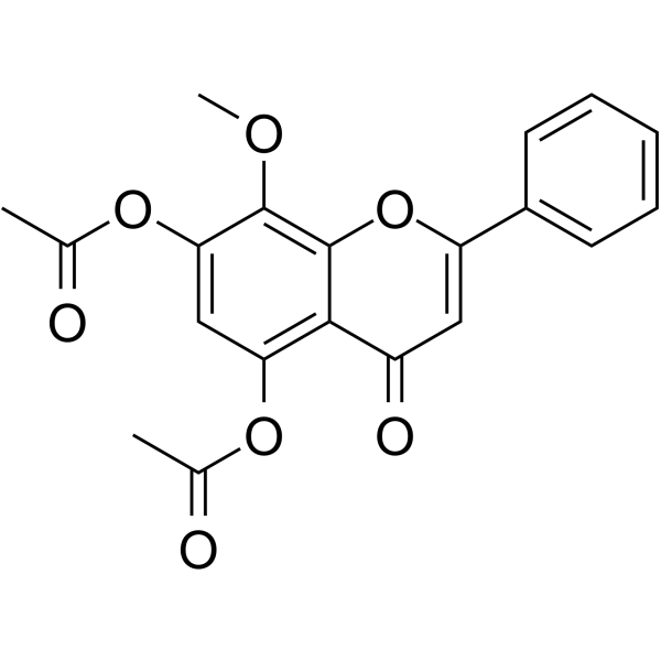 5,7-Diacetoxy-8-methoxyflavone
