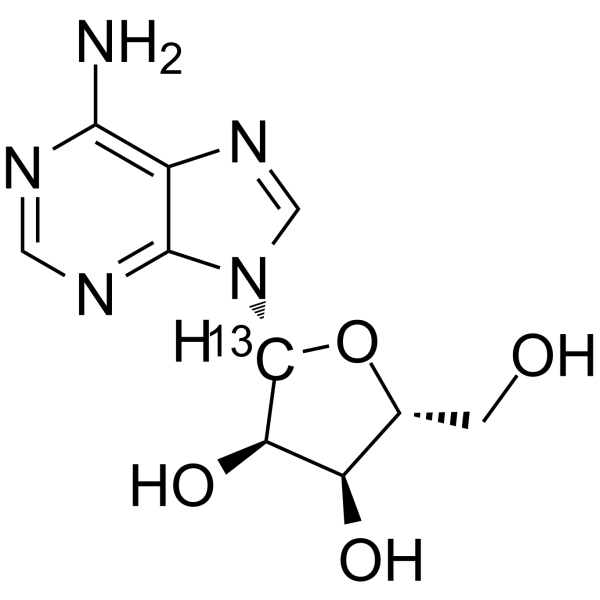 Adenosine-1′-
       
        13
       
       C