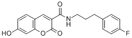 N-(3-(4-Fluorophenyl)propyl)-7-hydroxycoumarin-3-carboxamide