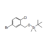 [(5-Bromo-2-chlorobenzyl)oxy](tert-butyl)dimethylsilane