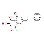 (5S,6S,7S,8R)-8-Chloro-5,6,7-trihydroxy-2-phenylethyl-5,6,7,8-tetrahydro-4H-chromen-4-one