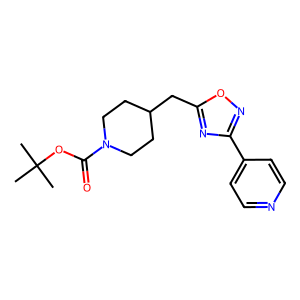 tert-butyl 4-[(3-pyridin-4-yl-1,2,4-oxadiazol-5-yl)methyl]piperidine-1-carboxylate