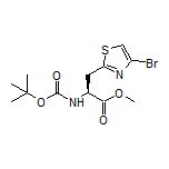 Methyl (S)-2-(Boc-amino)-3-(4-bromo-2-thiazolyl)propanoate