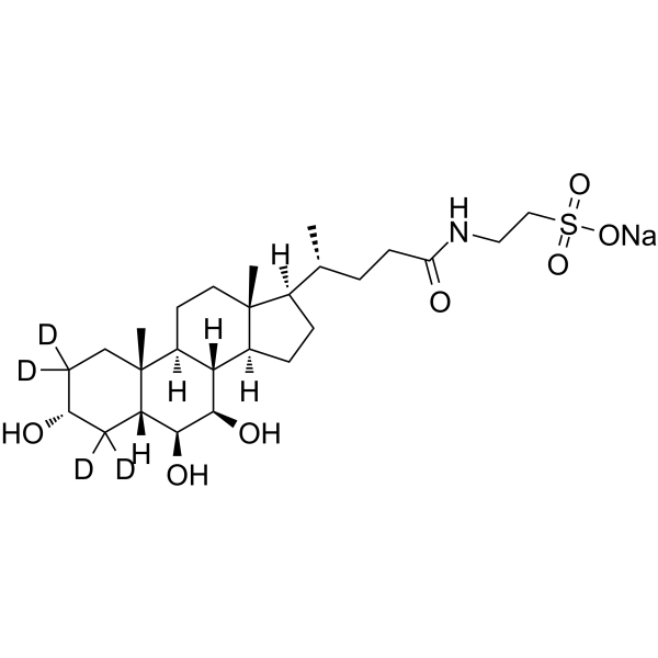 Tauro-β-muricholic acid-d
       
        4
       
       sodium