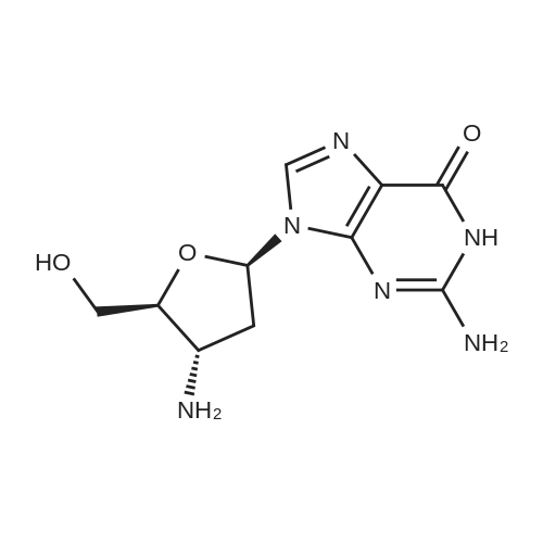 2-Amino-9-((2R,4S,5S)-4-amino-5-(hydroxymethyl)tetrahydrofuran-2-yl)-1H-purin-6(9H)-one